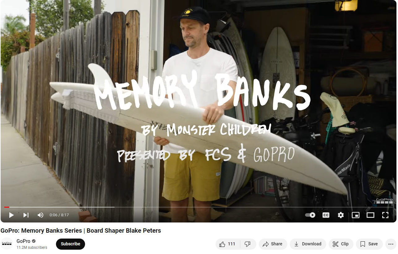 GoPro very effectively leverages user-generated vidoes on its YouTube channel.